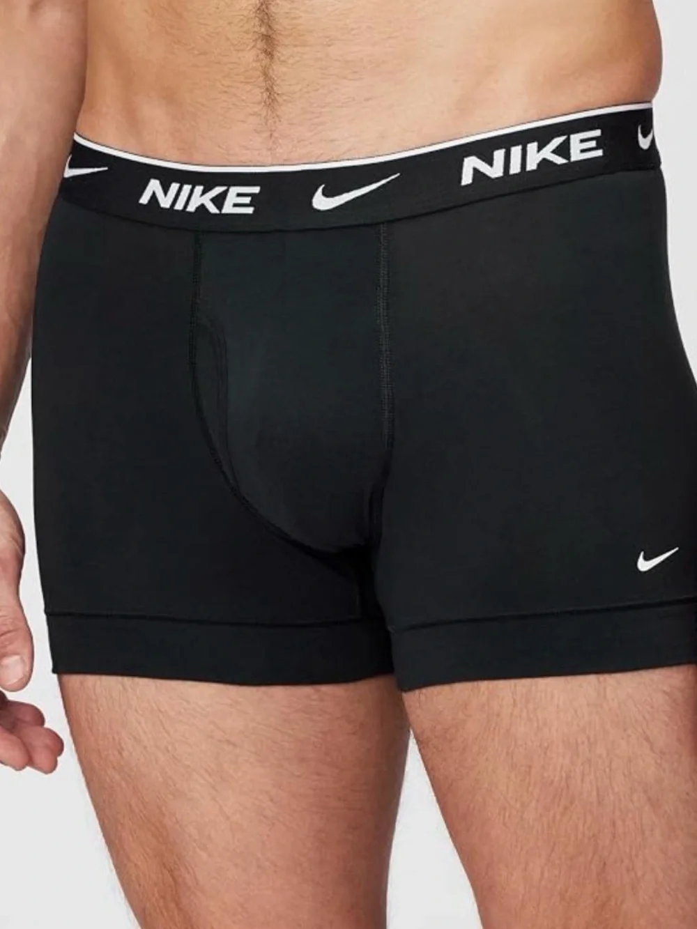 Nike Men's Essential Cotton Stretch W/Fly Trunk Underwear (3-Pack) #2783
